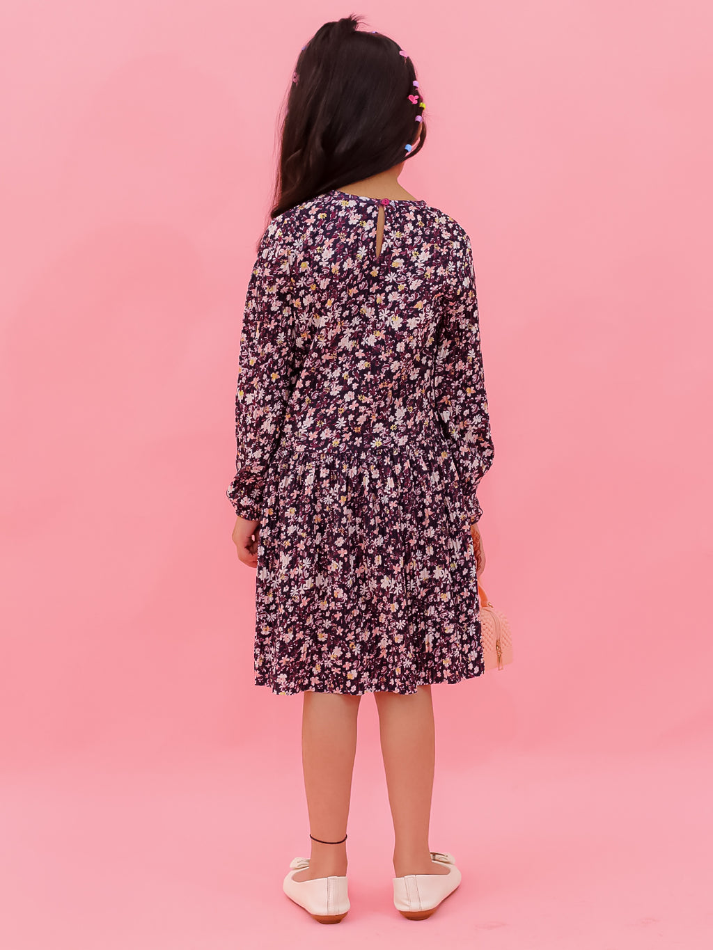 Crinkle Pleated Printed Jersey