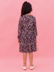 Crinkle Pleated Printed Jersey