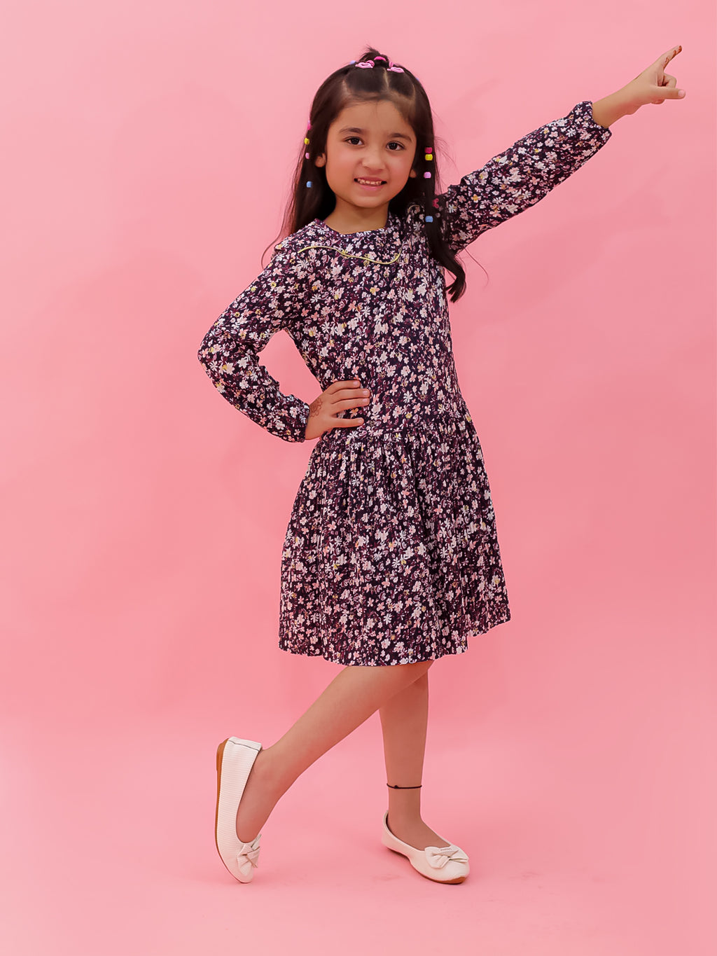 Crinkle Pleated Printed Jersey