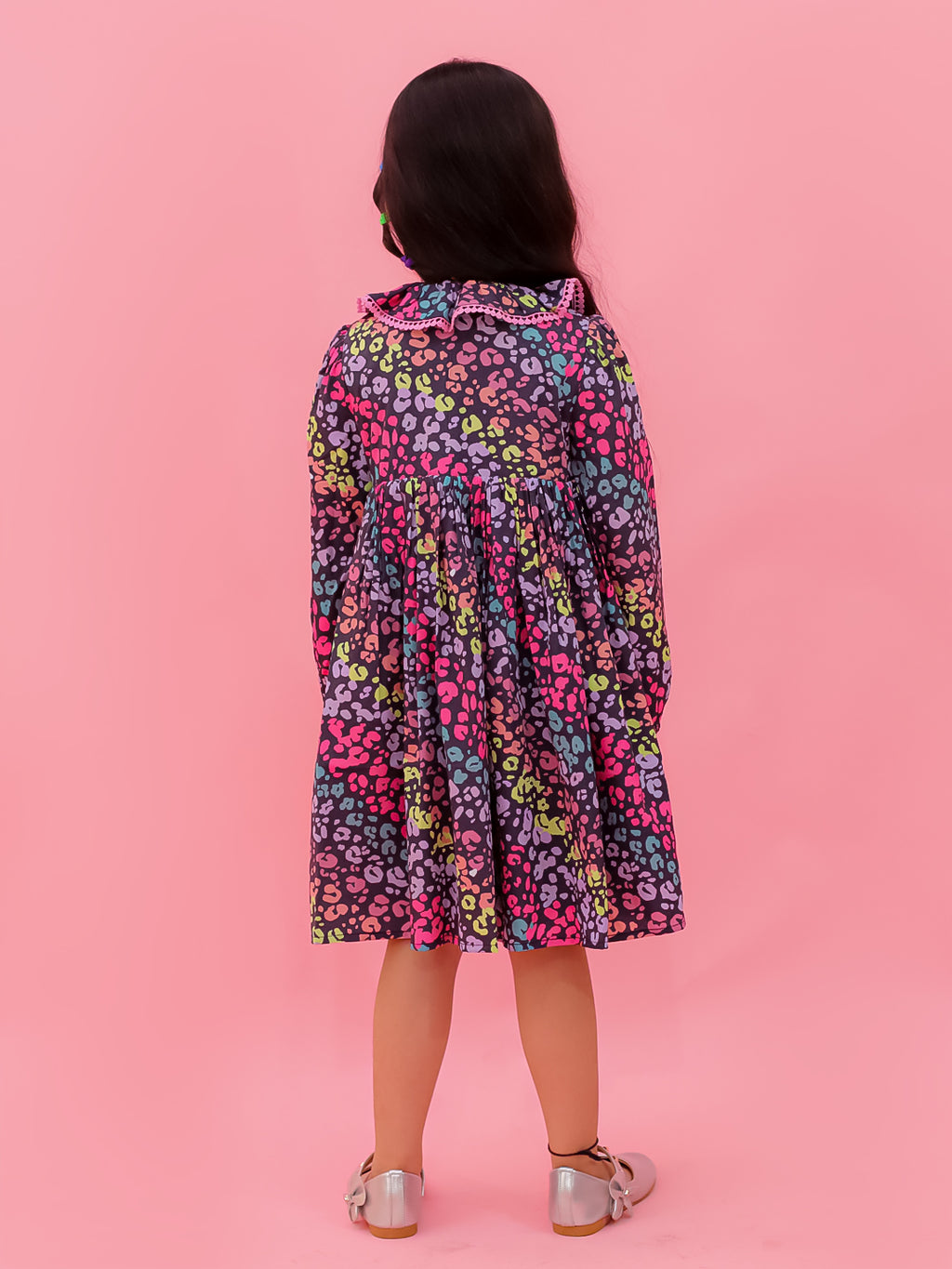 Printed Rainbow Leo Dress