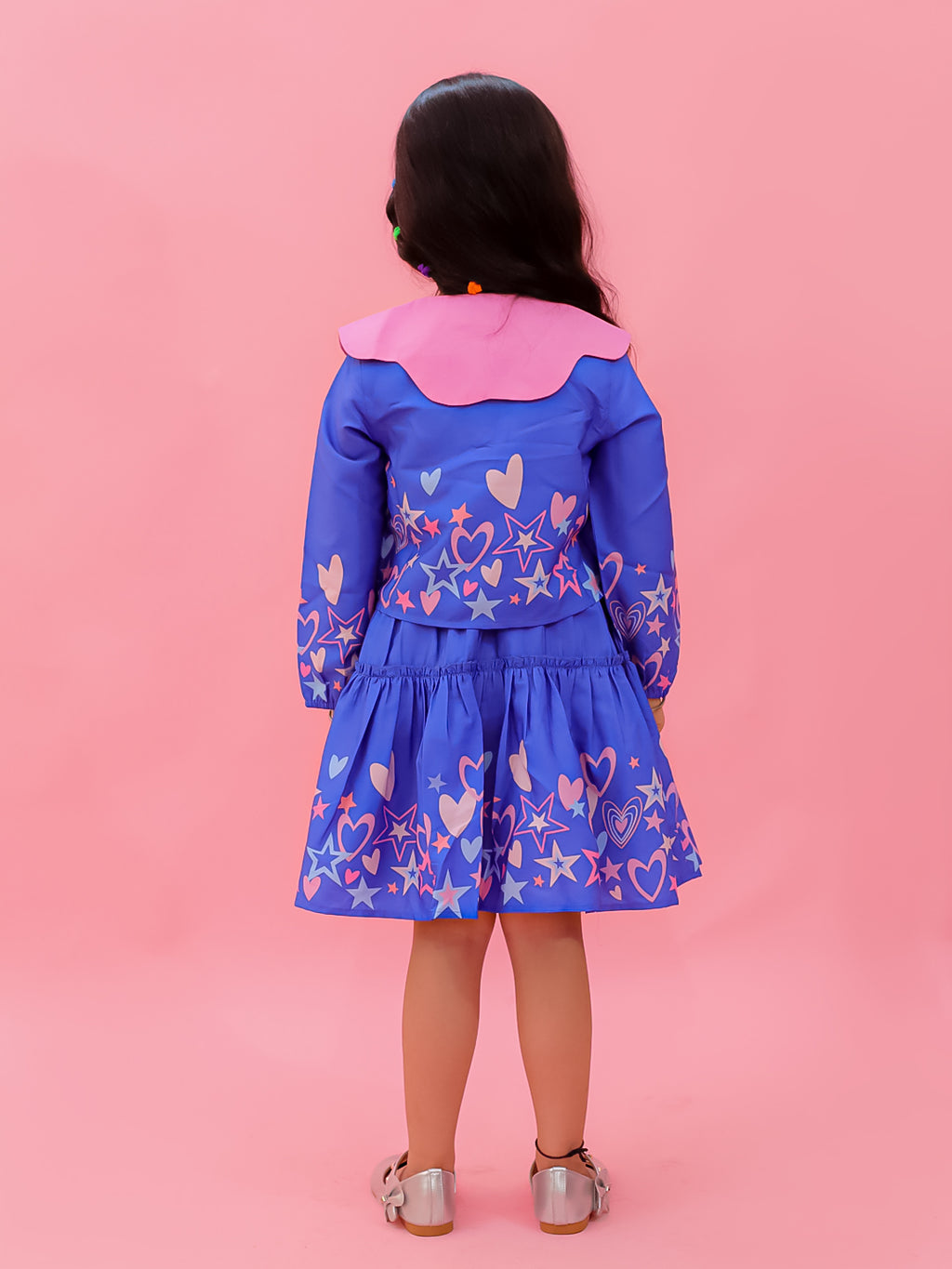 Printed Shirt With Printed Skirt