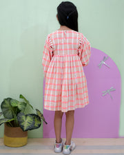 Check Jacquard Dress