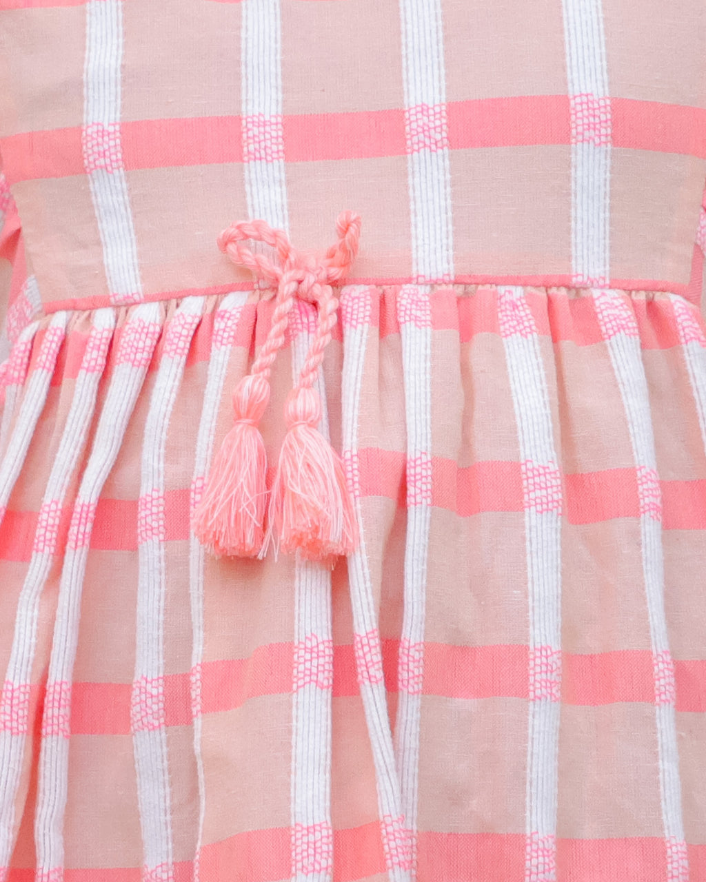 Check Jacquard Dress