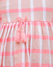 Check Jacquard Dress